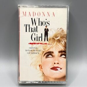 Madonna “Who’s That Girl” Soundtrack Cassette Tape – 1987 – Sire/Warner Bros